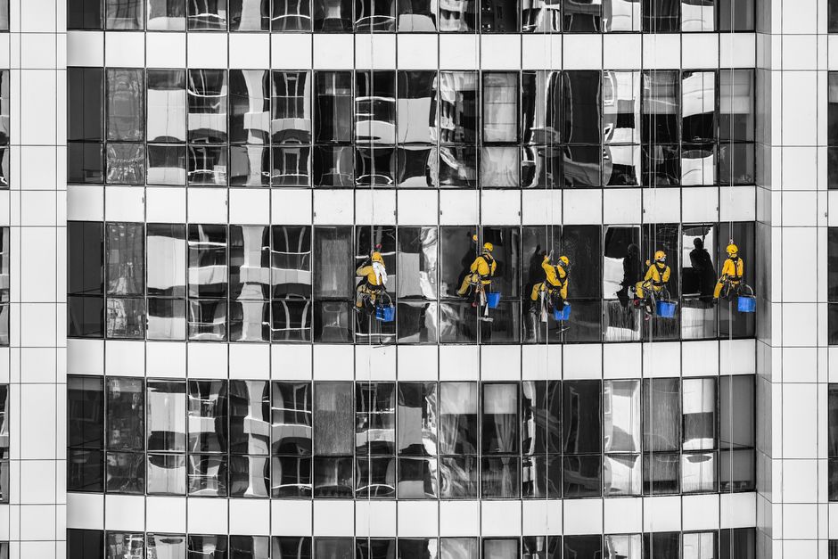 How to clean HDB window grilles without the grey film