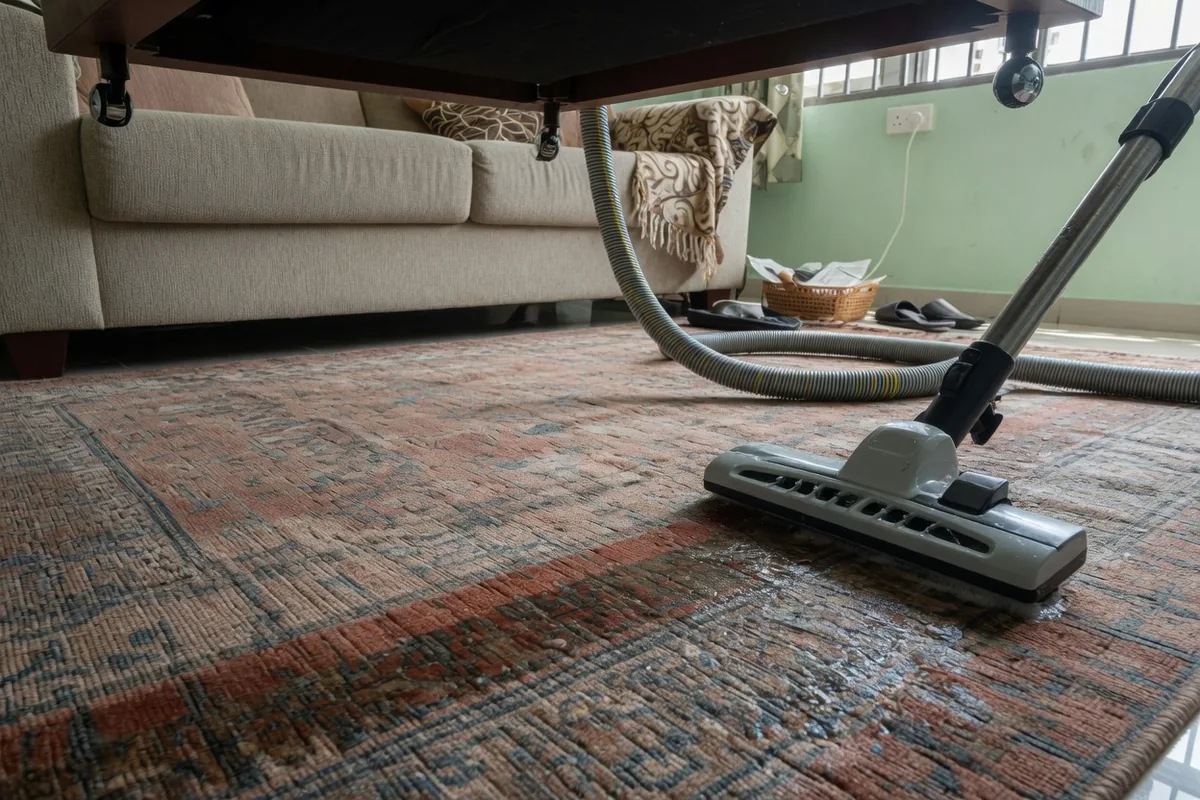 Our carpet cleaning process
