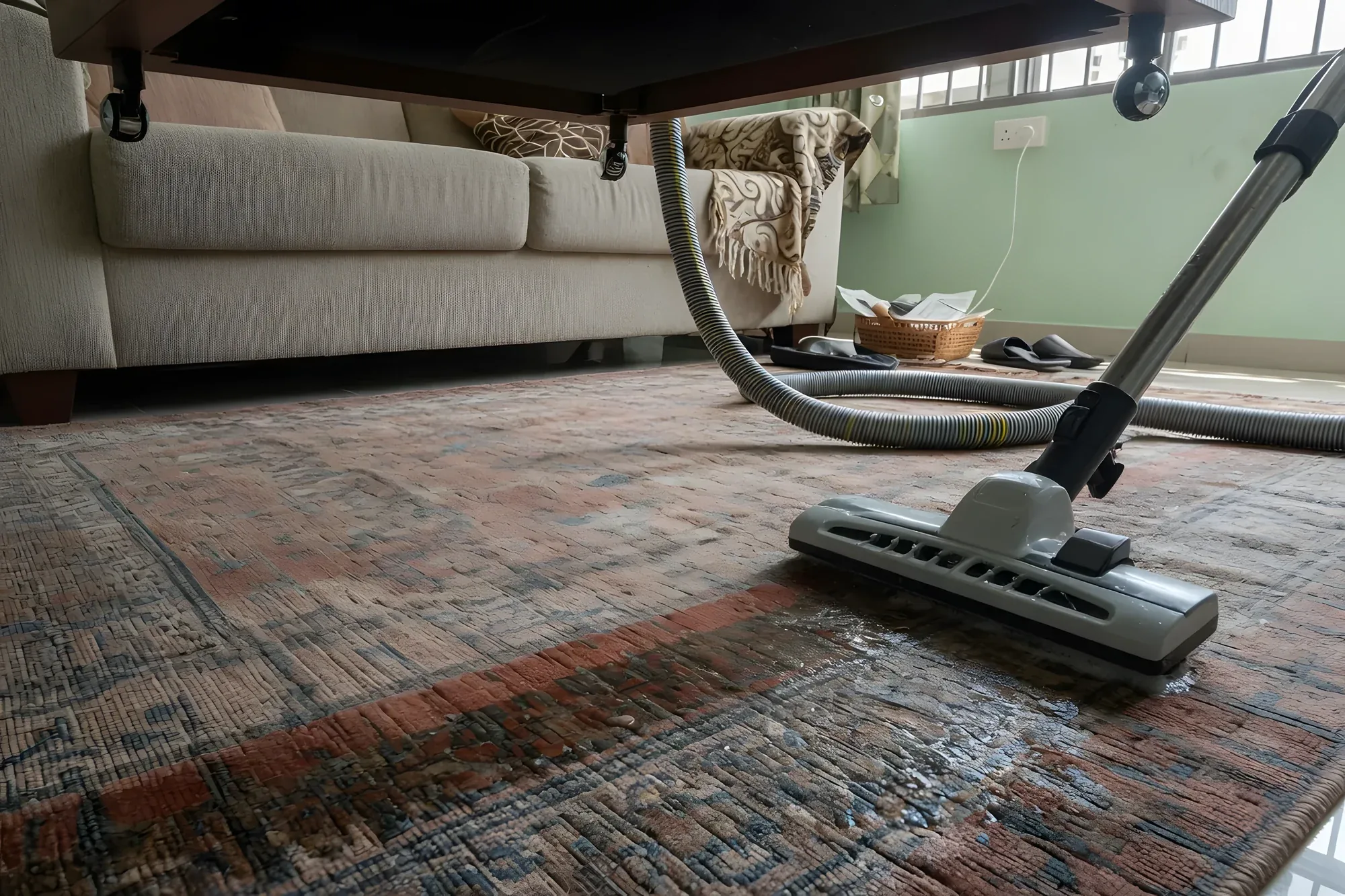 Our carpet cleaning process